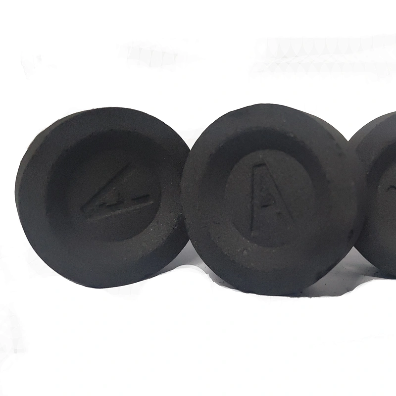 HQRM4001 HongQiang smokeless quickly burning round charcoal , lasting 120 minutes tablets