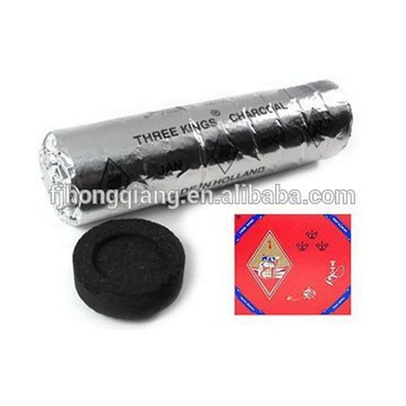 HongQiang Fruit Wood Shisha Round Charcoal Tablets for Hookah
