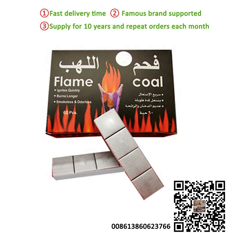 Hong Qiang  Bamboo Smokeless Shisha Silver Charcoal