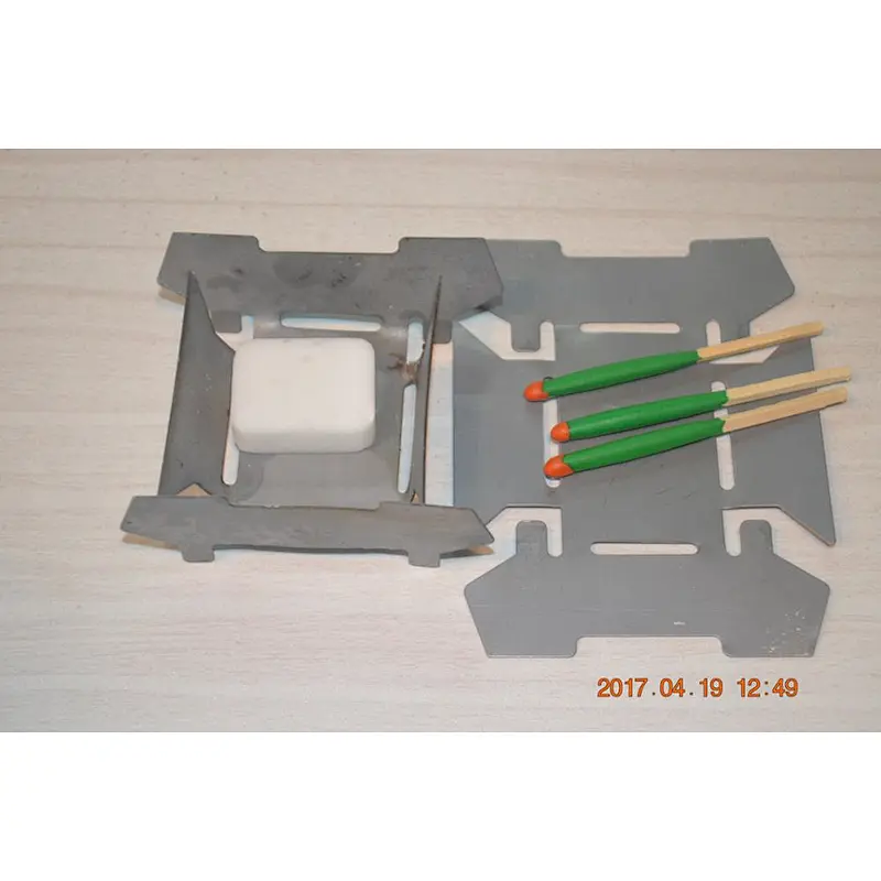 HongQiang Charcoal Portable Folding Pocket Stove