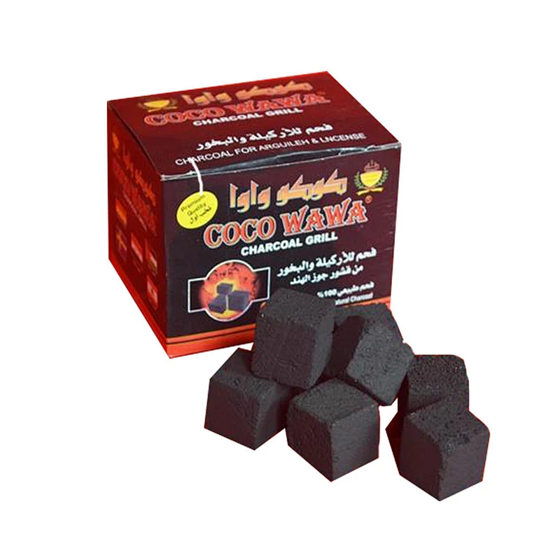 HongQiang No Smoke, No Spark Shisha Coconut Shell Cube Charcoal