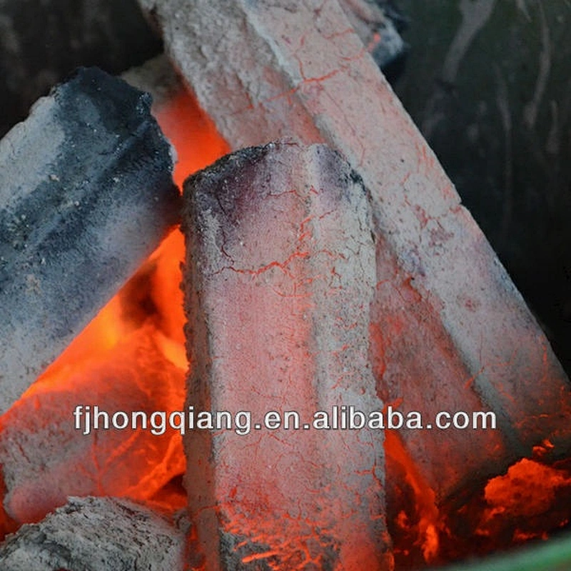 HongQiang high quality low ash hexagonal sawdust barbecue charcoal for Turkey