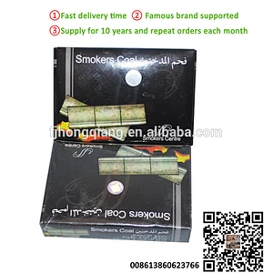 Popular sliver bamboo shisha charcoal torch coal /somkers coal