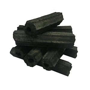 HQBQ0006 HongQiang BBQ hardwood wood sawdust hexagonal Charcoal for chafing