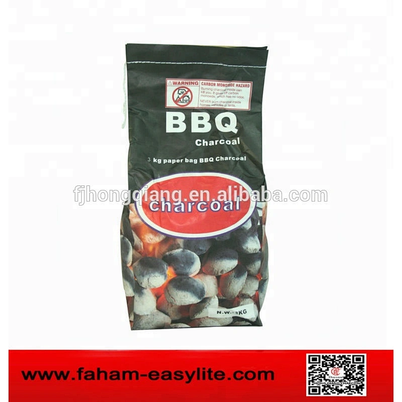 HQBQ0005 HongQiang Instant Light Pillow Shape Barbecue Charcoal for outdoor camping