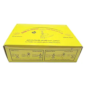 Hongqiang Small size smokeless shisha hookah round charcoal