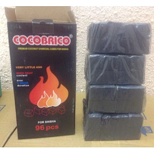 96pcs Cube coconut 2.2cm hookah charcoal in sydney