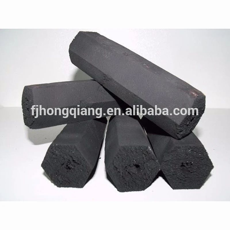 Hongqiang Smokeless Hexagonal Barbecue Charcoal Price for Commercial