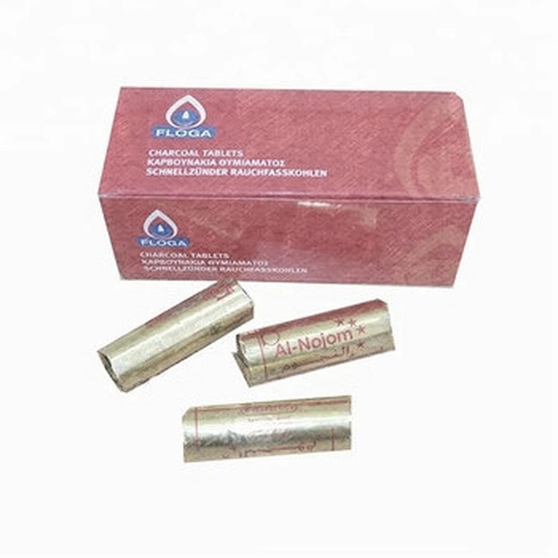 HQRM3501 HongQiang Hot Selling Instant Light Smokeless Round Charcoal Tablet For Incense