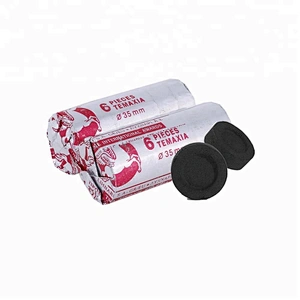 HQRH35120 HongQiang Smokeless Quick Light 35mm Round Charcoal for Incense