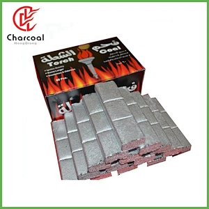 HQHS0030 HongQiang sliver shisha charcoal bamboo charcoal magic coal Troch coal