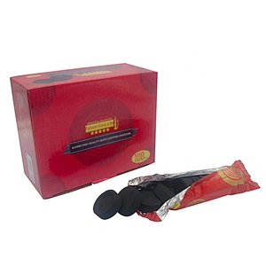 HongQiang Best Selling Quick Light Hookah Shisha Round Charcoal