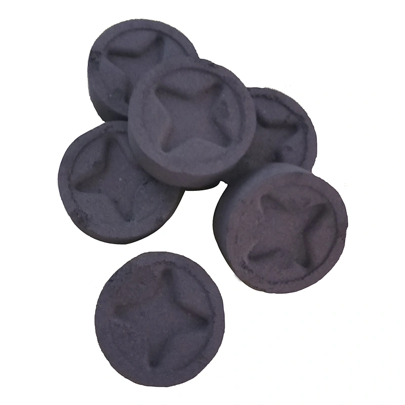 HQRM35120 a grade pure fruit wood round shisha charcoal for church incense