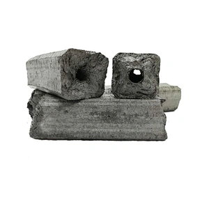 HQBQ0004 HongQiang High Quality  Long burning Square Bamboo Charcoal for BBQ