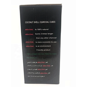 HQHC0022 Hongqiang Hot Selling Coconut cube charcoal for Hookah Cube Shisha Charcoal