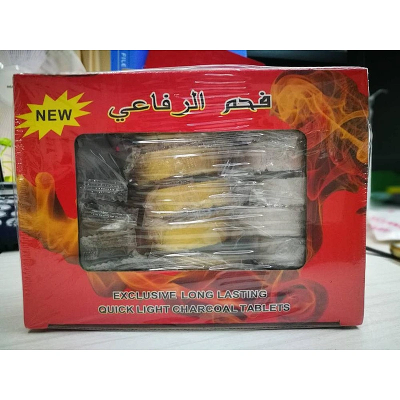 HQRM5020  HongQiang Hot Selling 50mm Round charcoal for shisha/ Hookah