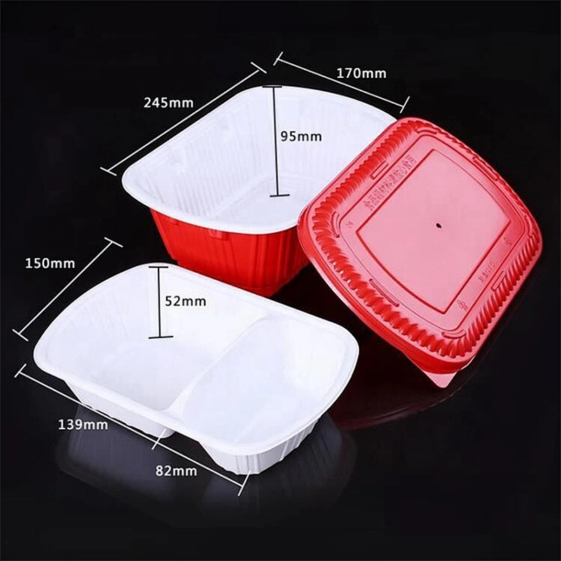 HQFC-002 HQ Disposable PP Fast Cooked Food Container for Cooked and Seal Meal