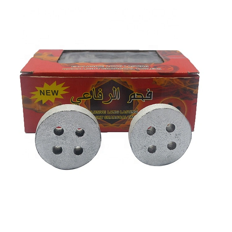 HQRM5020 Hong Qiang Quick Ignite 50mm Shisha rond charbon de bois