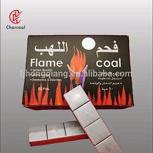 HongQiang smokeless instant light hookah bamboo silver charcoal