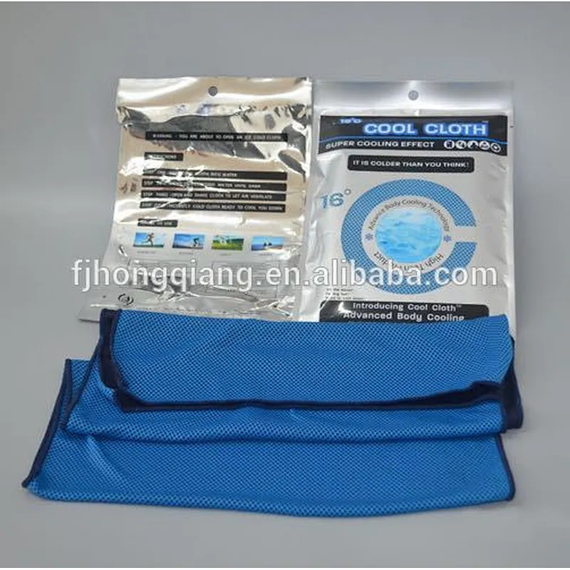 HongQiang high tech Magic cooling Ice towel cool cloth