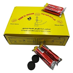HongQiang Grade A round charcoal tablets for shisha