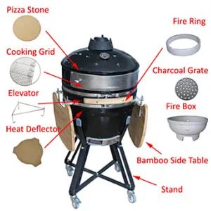 Hong Qiang Portable Indoor and Outdoor BBQ Grill Barbecue Grill