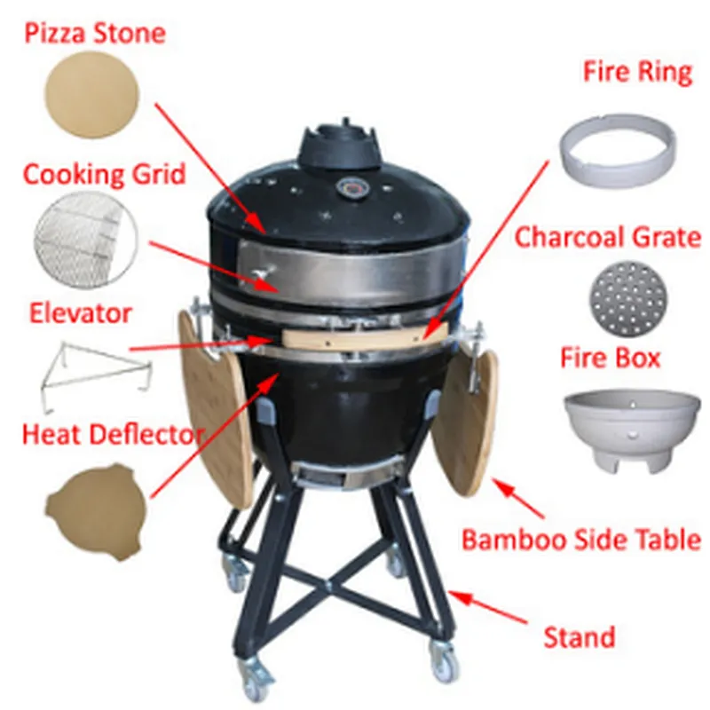 Hong Qiang Portable Indoor and Outdoor BBQ Grill Barbecue Grill