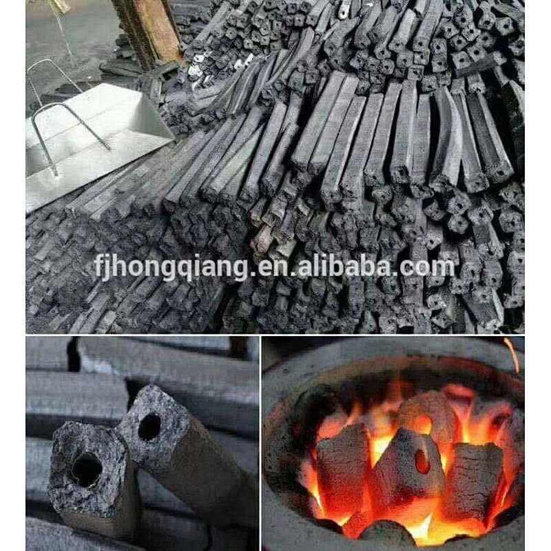 Hongqiang Long High Value Burning Bamboo Square BBQ Charcoal