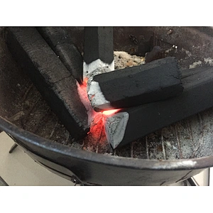 HQBQ0002 Hong Qiang Smokeless Bamboo Squarel Barbecue BBQ Charcoal for Restaurant