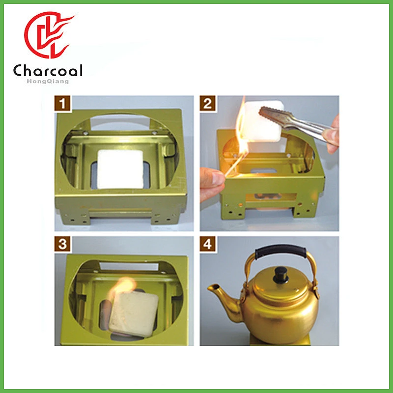 HQ Outdoor Army Mini Folding Solid fuel Tinplate Camping stove