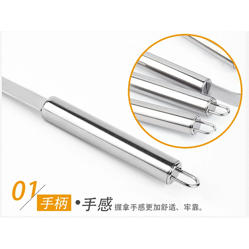 HongQiang  3PCS durable BBQ Grill tool set spatula fork tong