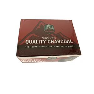 HQRH3380 HongQiang Round Black Incense 33mm Charcoal Tablet