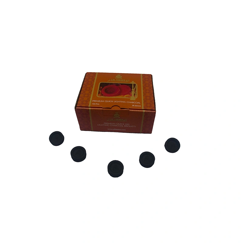 HQRM3301 HongQiang Quick Ignite Incense Hookah Round charcoal Bakhoor Charcoal