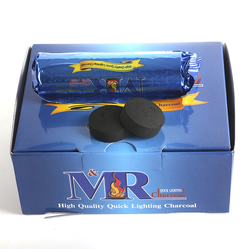 High quality export to vietnam smokeless machined mangrove round charcoal for hookah