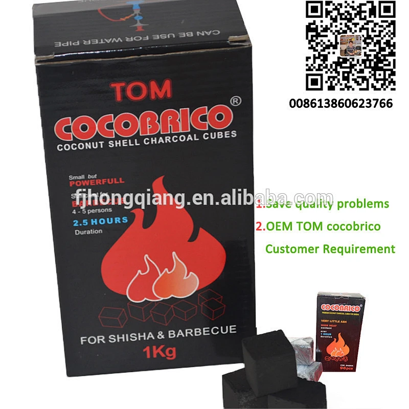 Hong Qiang Cube Coconut Charcoal Indonesia for Shisha