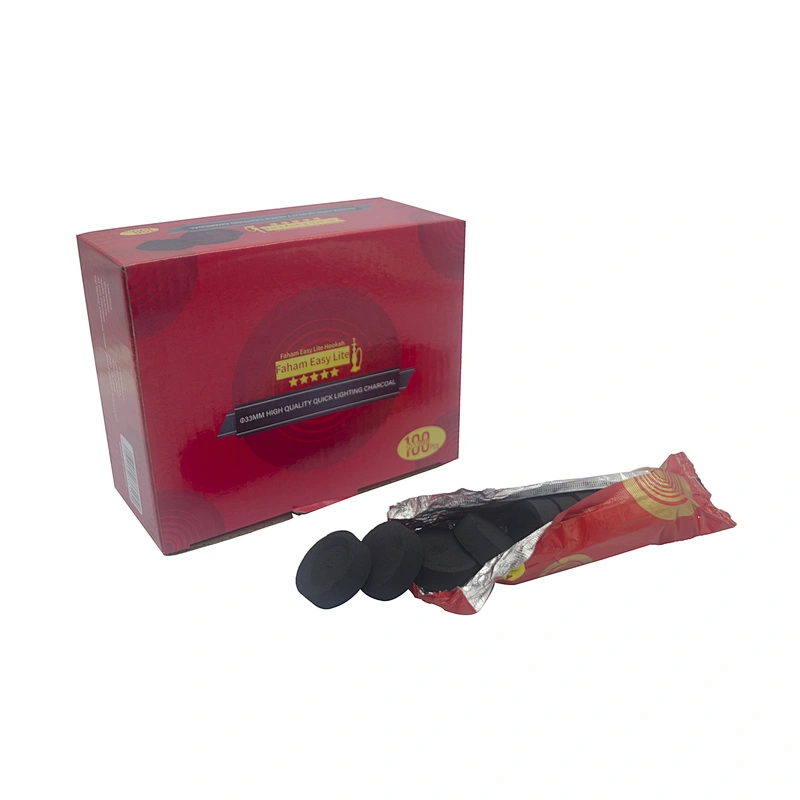 HQRM4001 Quick Ignite Incense Round Charcoal Hookah Shisha Tablets