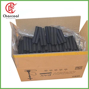 HQ free sample bamboo/coconut shell finger charcoal for BBQ and shisha