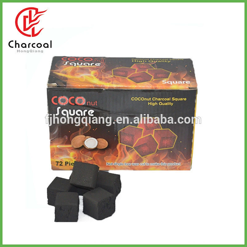 Hong Qiang Indonesia Coconut Shell Cube Charcoal for Shisha