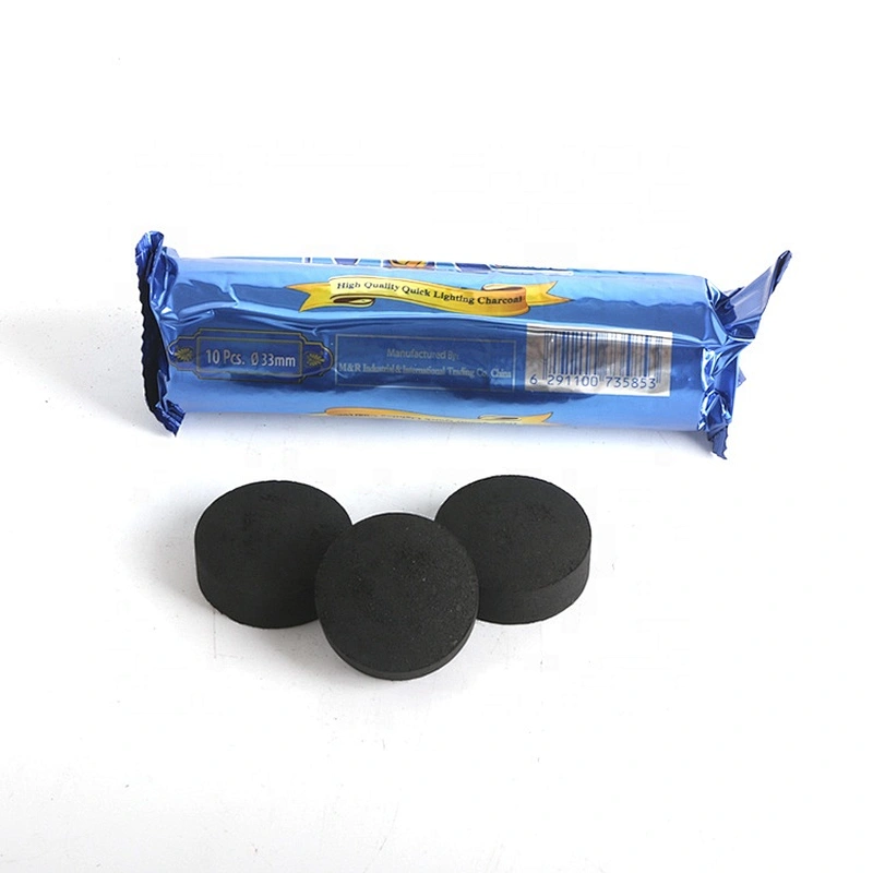 HQRM3301 Hong Qiang Round Incense Smokeless Shisha Bamboo Charcoal