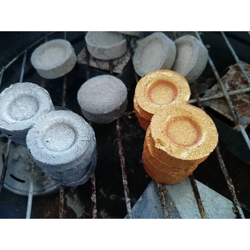 HQRM3380 HongQiang Quick Light Hot Selling Golden Torch Round Charcoal For Hookah/Incense/Shisha