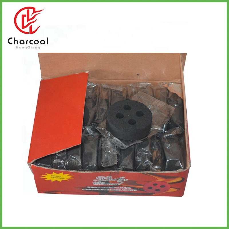 HongQiang Grade A round charcoal tablets for shisha