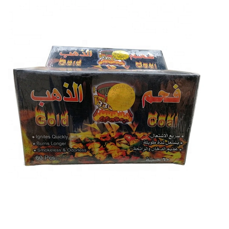 HQHS0060 HongQiang Bamboo Gold Coal for Pakistan Market Charcoal