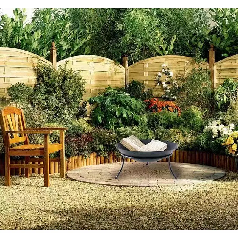 Round Outdoor Metal Fire Pit Bowl for Garden Patio Heating