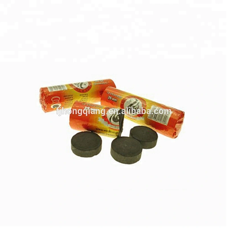 Hongqiang Instant Light Coal Bamboo Round Shisha Charcoal for Hookah