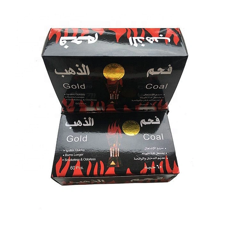 Hong Qiang Smokeless Bamboo Gold Coal for Hookah