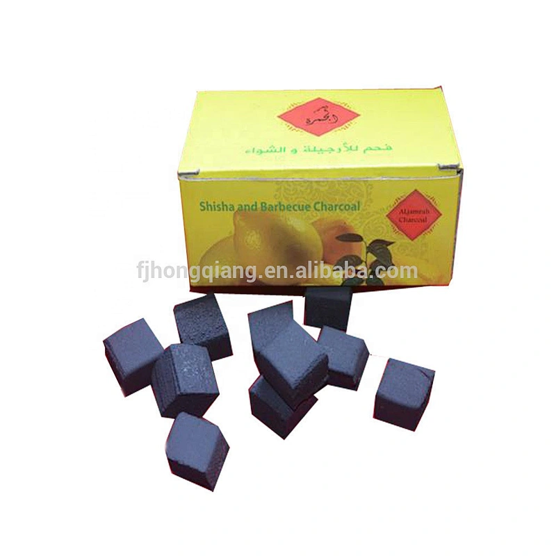 HQHC0025 HongQiang white ash cuba Coconut smokeless bbq charcoal