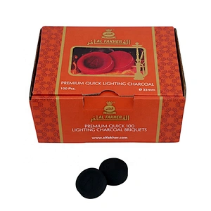 HQRM4001 Hong Qiang instant light/fast burning round shisha/hookah charcoal premium quality tablets