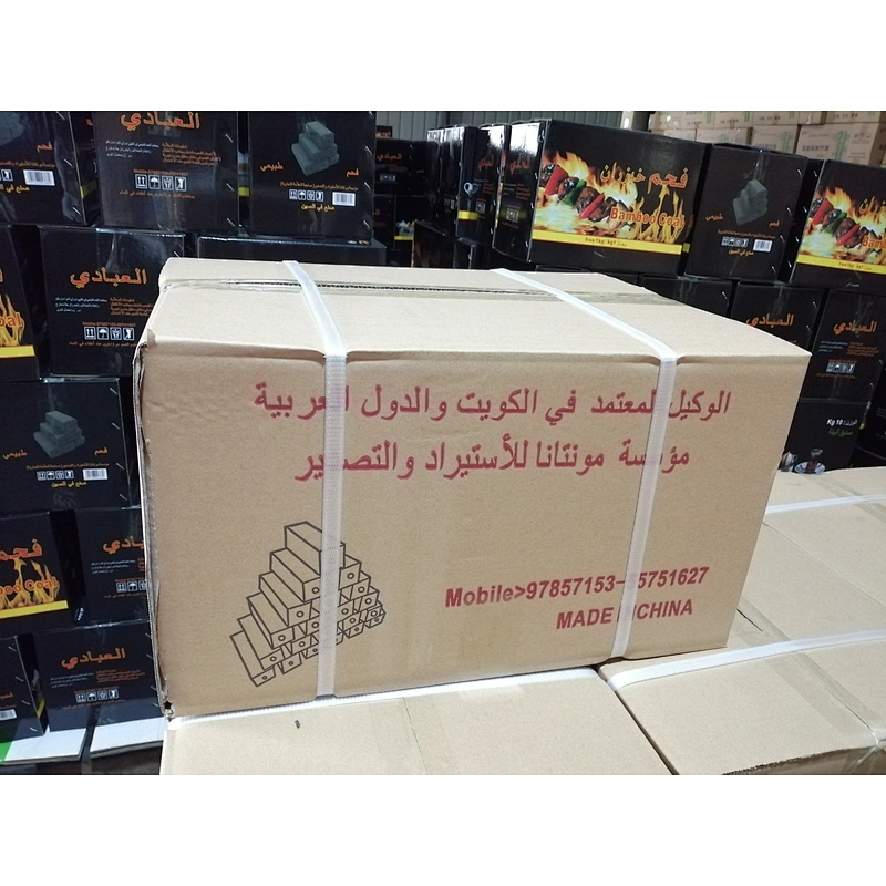 HQBQ0002 HongQiang Square Hexagonal Cooking Heating Charcoal Briquette BBQ