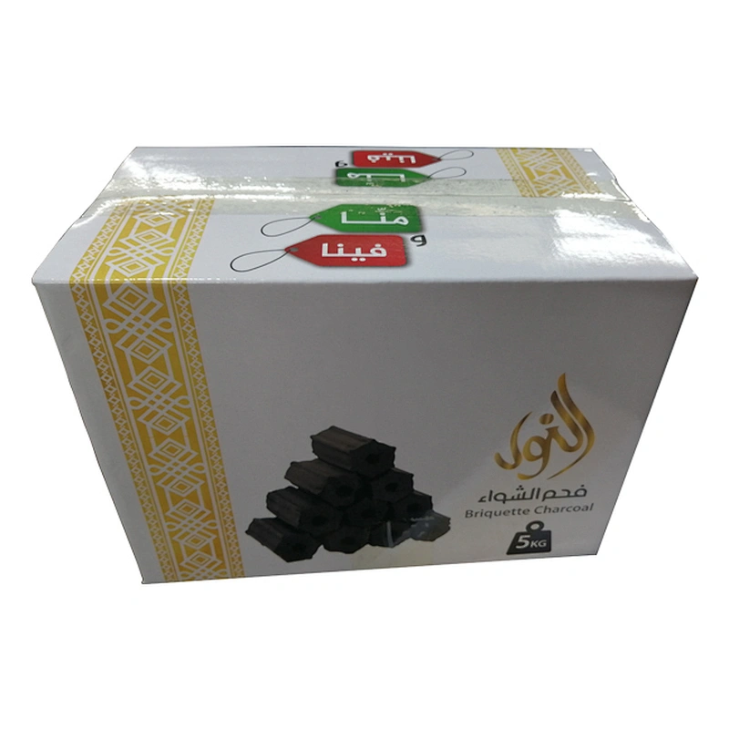 HQBQ0002 HongQiang wholesale Hot Selling Wood Sawdust charcoal Square Bamboo Barbecue charcoal Briquettes