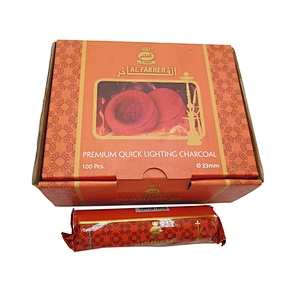 Hongqiang export arab charcoalfakher charcoal , shisha round charcoal briquette